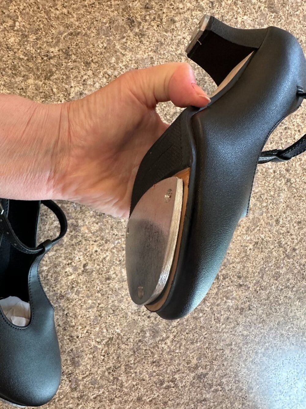 Tap Shoes - Leather T-Strap - 8.5